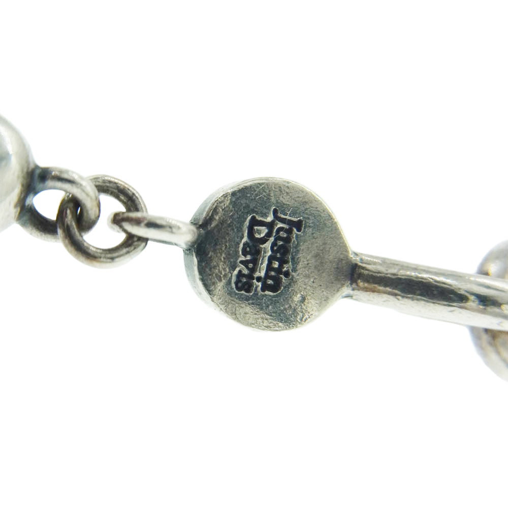 Justin Davis ジャスティンデイビス SNJ126-1 2 ONYX 40 SKULL DIVINE STONE スカル ディバイン クラウン オニキス チェーン 40cm ネックレス【中古】