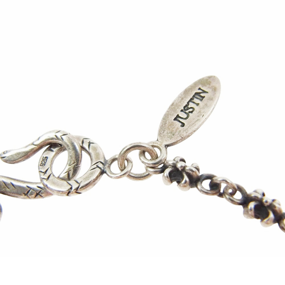 Justin Davis ジャスティンデイビス KIYOHARU 清春 COLLECTION フレア チェーン 40cm ネックレス シルバー系【中古】