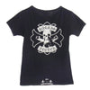 CHROME HEARTS クロムハーツ（原本無） FOTI S/S Tee フォティ スカル クロス プリント Tシャツ 半袖カットソー ブラック系【中古】