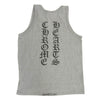 CHROME HEARTS クロムハーツ（原本無） オールド スクリプトロゴ プリント ノースリーブカットソー タンクトップ グレー系 S【中古】