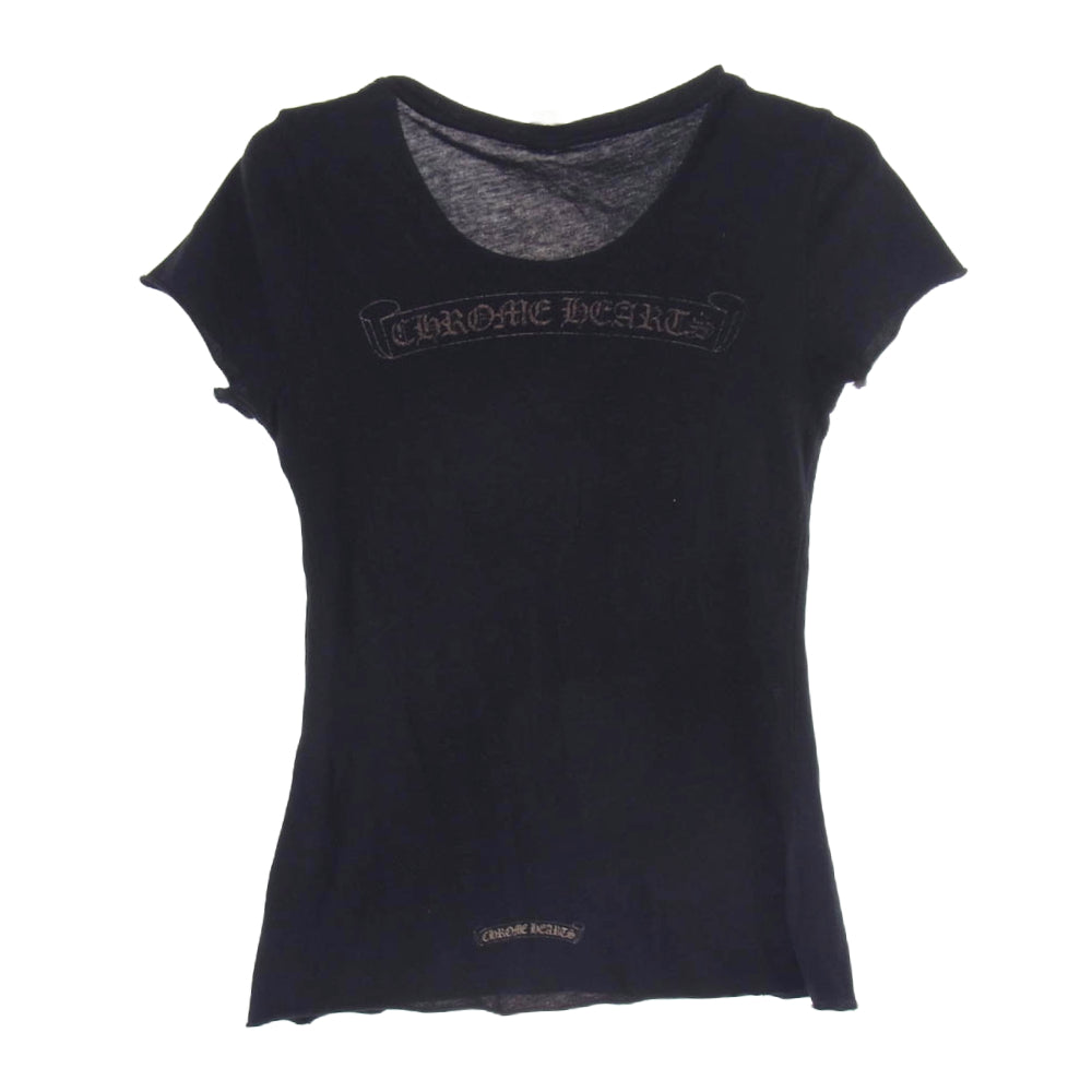 CHROME HEARTS クロムハーツ（原本無） DAGGER TEE ダガー プリント Tシャツ 半袖カットソー ブラック系 M【中古】