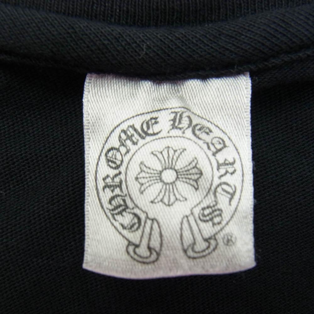 CHROME HEARTS クロムハーツ（原本無） DAGGER TEE ダガー プリント Tシャツ 半袖カットソー ブラック系 M【中古】
