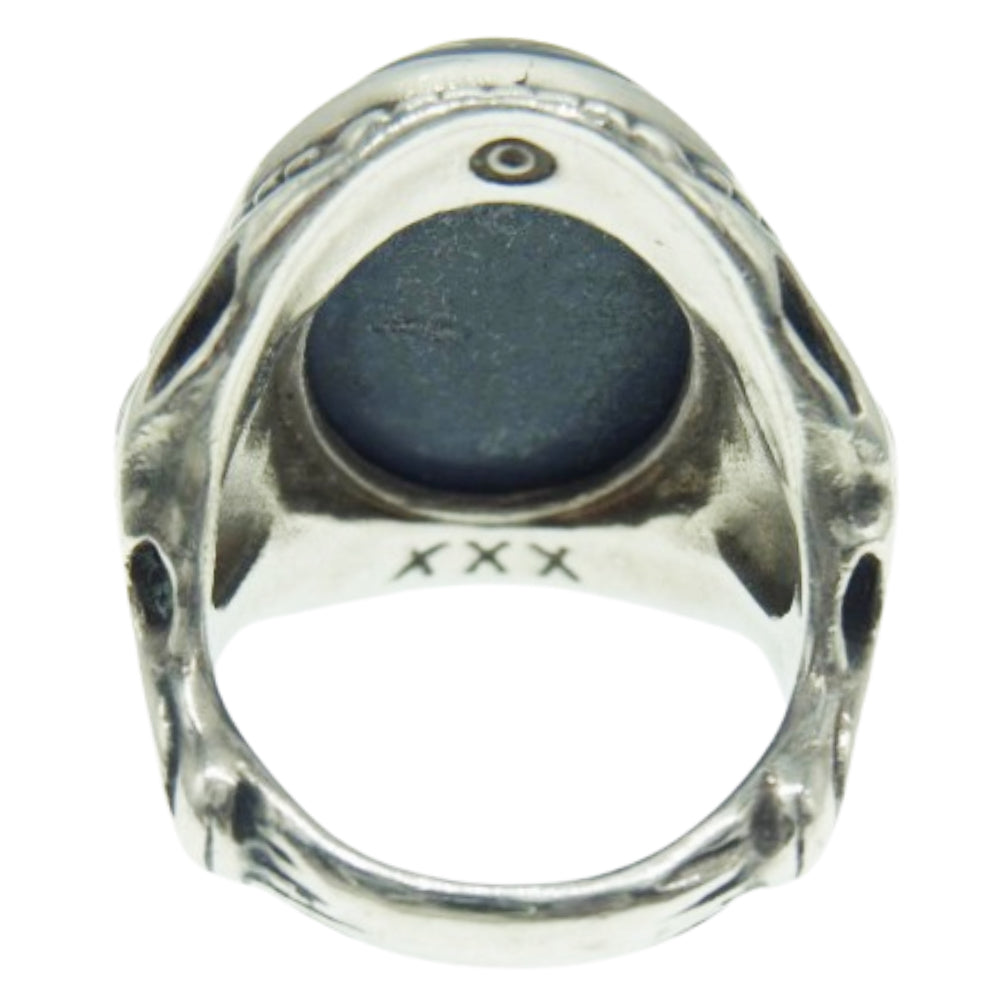 ALEX STREETER アレックスストリーター ANGEL HEART RING 30周年記念台座 ダブルスター エンジェルハート リング シルバー系 14号【中古】
