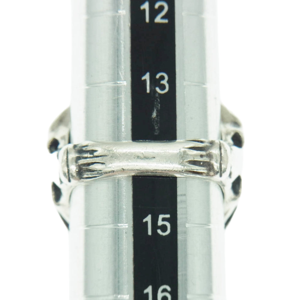 ALEX STREETER アレックスストリーター ANGEL HEART RING 30周年記念台座 ダブルスター エンジェルハート リング シルバー系 14号【中古】