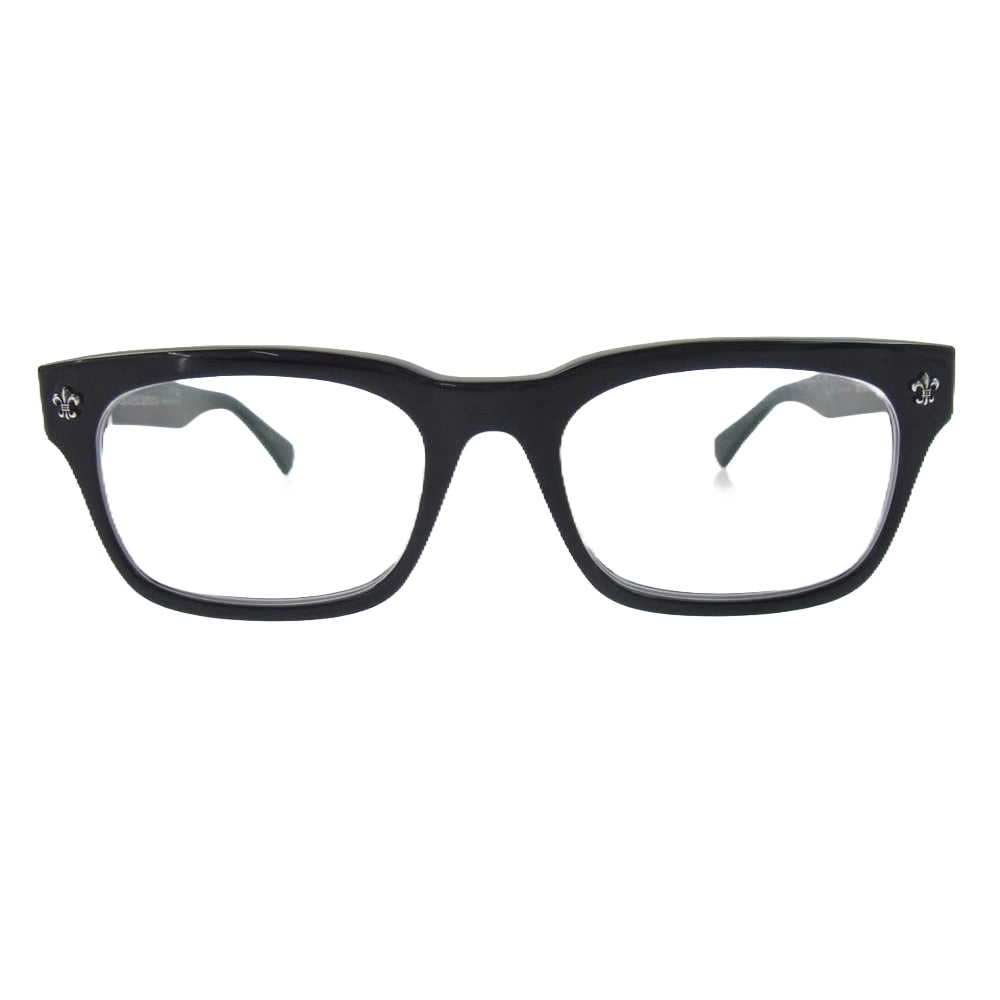 CHROME HEARTS クロムハーツ（原本無） 52□19-145 GITTIN ANY?-A BSフレア テンプルスクエア サングラス 眼鏡 アイウェア フレーム：ブラック系 52□19-145【中古】