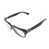 CHROME HEARTS クロムハーツ（原本無） 52□19-145 GITTIN ANY?-A BSフレア テンプルスクエア サングラス 眼鏡 アイウェア フレーム：ブラック系 52□19-145【中古】