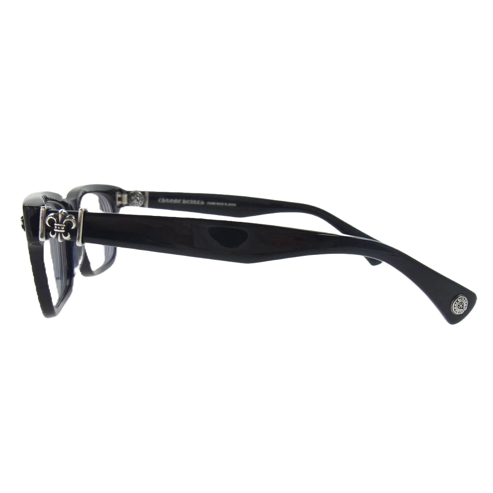 CHROME HEARTS クロムハーツ（原本無） 52□19-145 GITTIN ANY?-A BSフレア テンプルスクエア サングラス 眼鏡 アイウェア フレーム：ブラック系 52□19-145【中古】