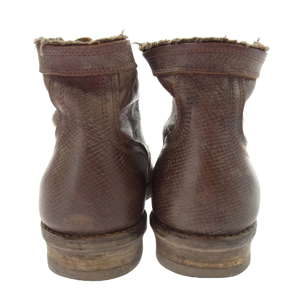 VISVIM ビズビム 22AW 0222902002002 ICT LAFAYETTE BOOTS 泥染め加工 ラファイエット ブーツ ブラウン系 M10【中古】