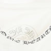 CHROME HEARTS クロムハーツ（原本無） NECK LOGO TEE ネックロゴ バックホースシュー CHプラス ポケット付き 半袖 Tシャツ ホワイト系 M【中古】