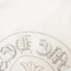 CHROME HEARTS クロムハーツ（原本無） NECK LOGO TEE ネックロゴ バックホースシュー CHプラス ポケット付き 半袖 Tシャツ ホワイト系 M【中古】