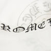 CHROME HEARTS クロムハーツ（原本無） NECK LOGO TEE ネックロゴ バックホースシュー CHプラス ポケット付き 半袖 Tシャツ ホワイト系 M【中古】