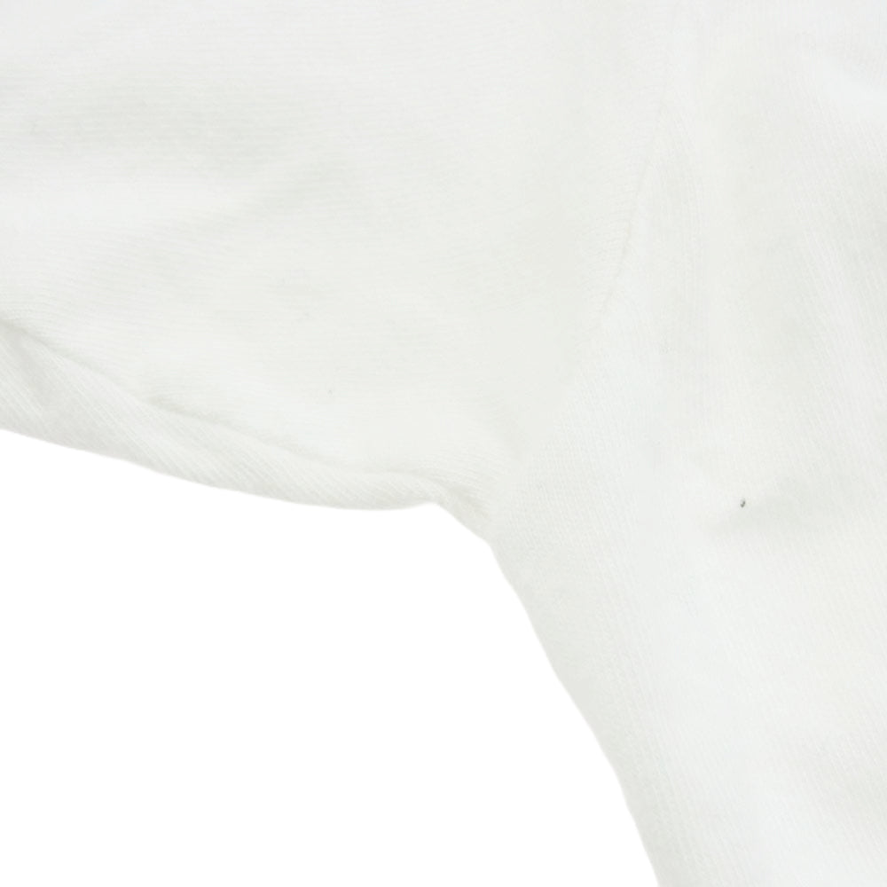 CHROME HEARTS クロムハーツ（原本無） NECK LOGO TEE ネックロゴ バックホースシュー CHプラス ポケット付き 半袖 Tシャツ ホワイト系 M【中古】