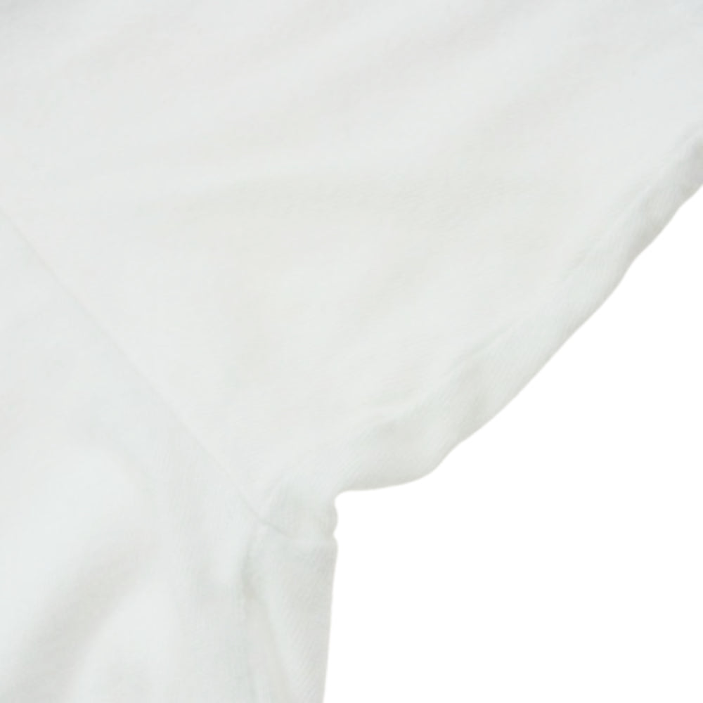 CHROME HEARTS クロムハーツ（原本無） NECK LOGO TEE ネックロゴ バックホースシュー CHプラス ポケット付き 半袖 Tシャツ ホワイト系 M【中古】