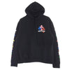 CHROME HEARTS クロムハーツ（原本無） MLTCOL CEM CRS HD PLVR マルチカラー セメタリークロスプリント プルオーバー パーカー フーディー ブラック系 L【中古】