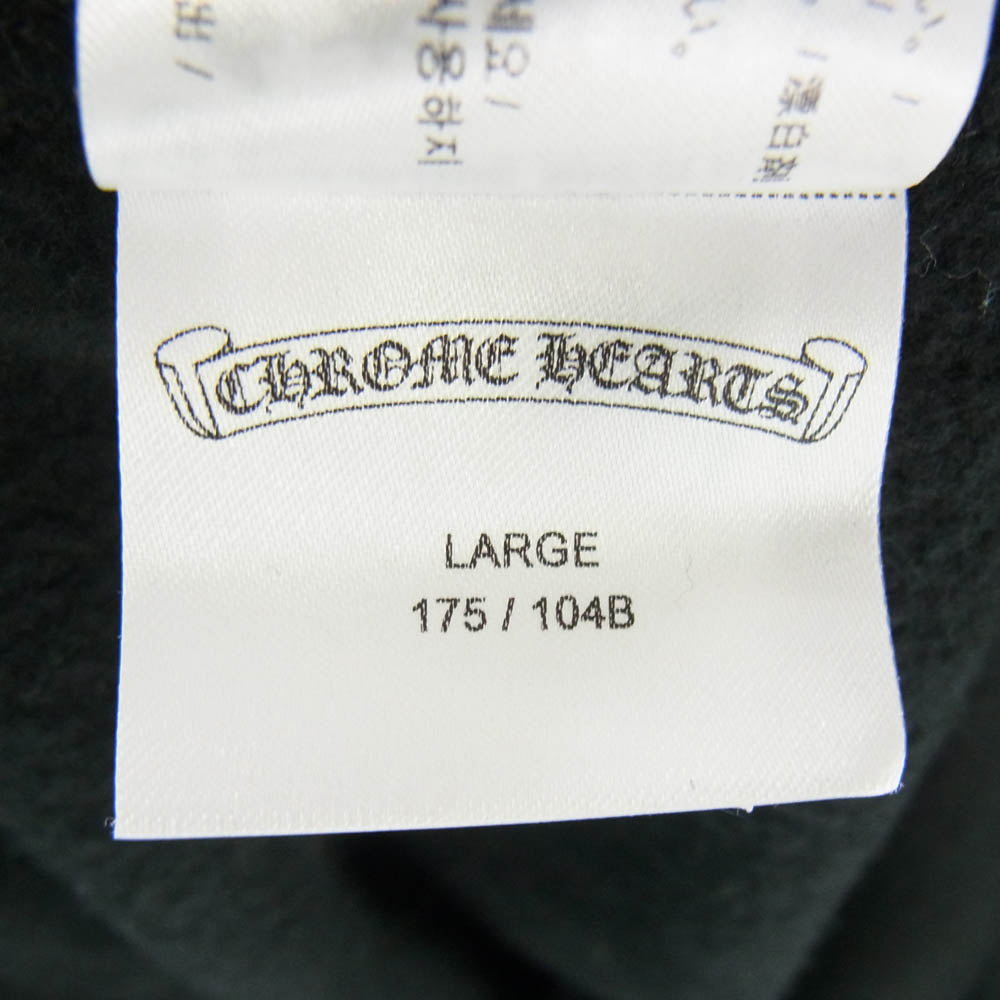 CHROME HEARTS クロムハーツ（原本無） MLTCOL CEM CRS HD PLVR マルチカラー セメタリークロスプリント プルオーバー パーカー フーディー ブラック系 L【中古】
