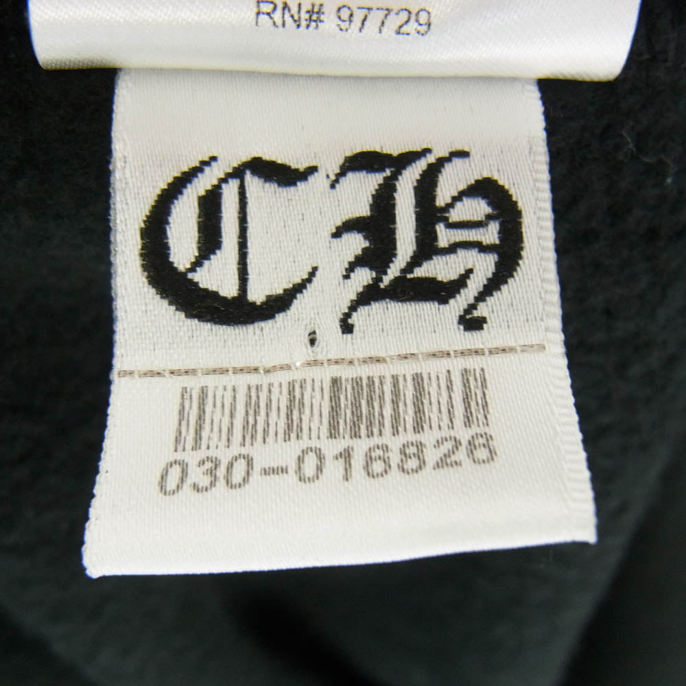 CHROME HEARTS クロムハーツ（原本無） MLTCOL CEM CRS HD PLVR マルチカラー セメタリークロスプリント プルオーバー パーカー フーディー ブラック系 L【中古】