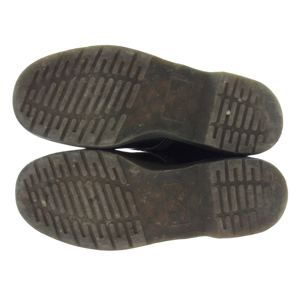 Dr.Martens ドクターマーチン 8ホール レザー レースアップ ブーツ ブラック系 42【中古】