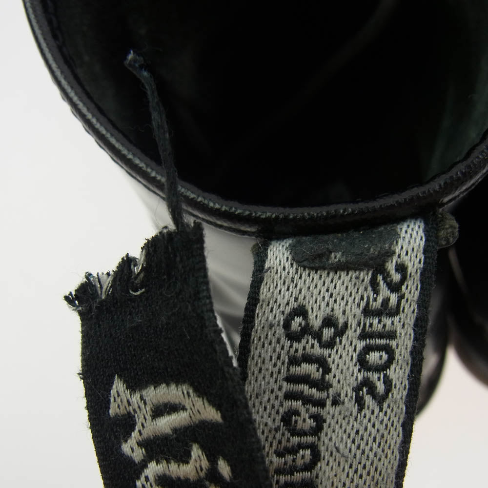 Dr.Martens ドクターマーチン 8ホール レザー レースアップ ブーツ ブラック系 42【中古】