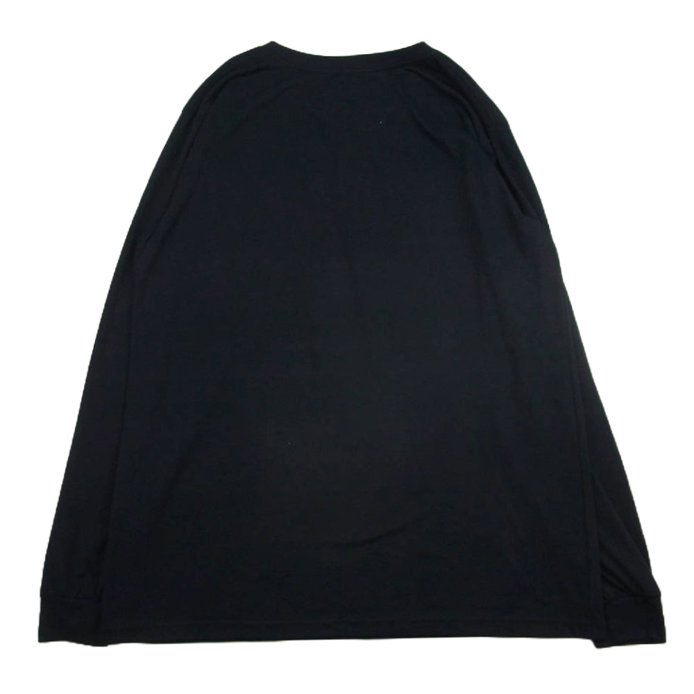 Needles ニードルス IN207 L/S CRE NECK TEE-POLY JERSEY パピヨン刺繍 ロングスリーブカットソー 長袖 ネイビー系 L【中古】