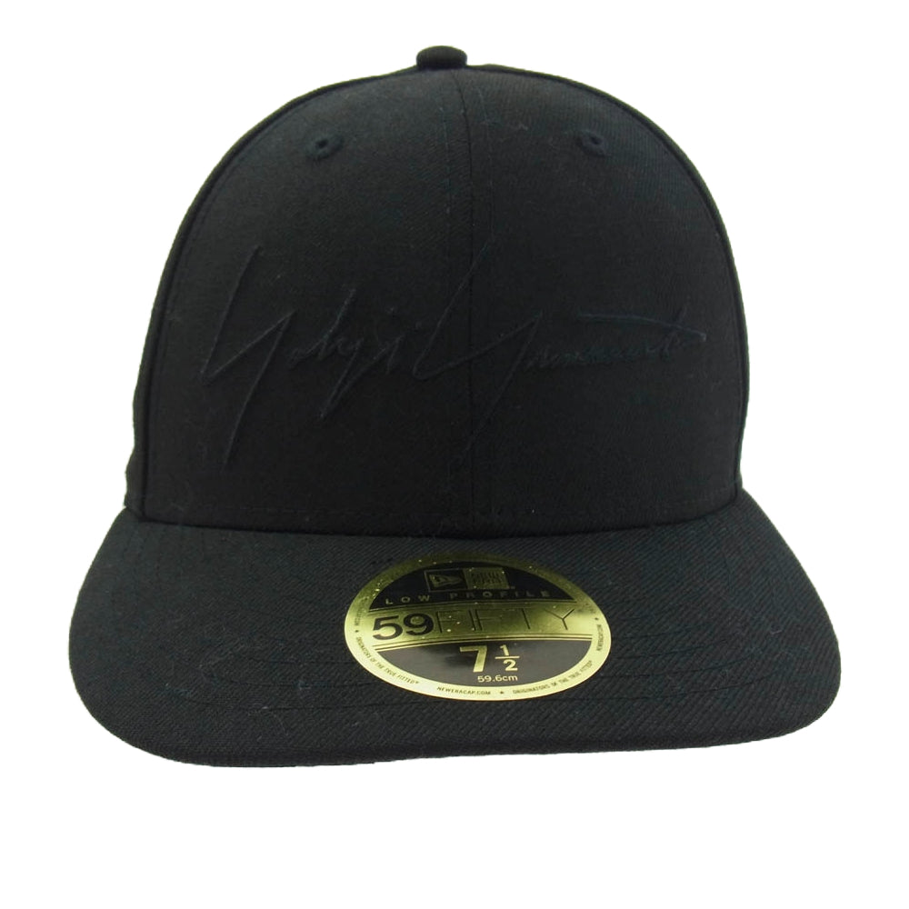 Yohji Yamamoto POUR HOMME ヨウジヤマモトプールオム HZ-H92-976 × New Era ニューエラ 6パネル キャップ ブラック系【中古】