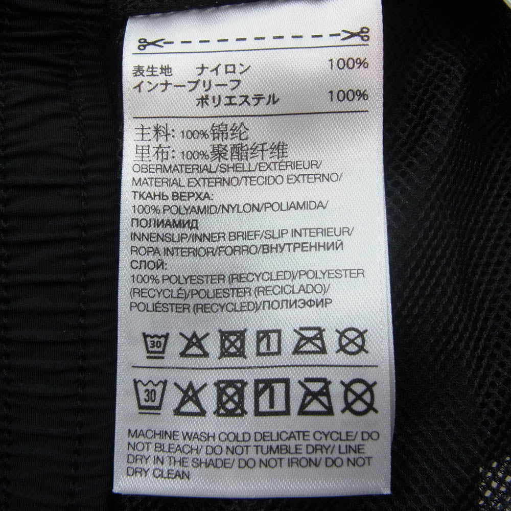 Y-3 Yohji Yamamoto ワイスリー ヨウジヤマモト 1OP001 ビッグロゴプリント ナイロン ショーツ ハーフパンツ ブラック系 XS【中古】