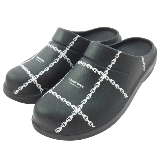 UNDERCOVER アンダーカバー 24SS × OOFOS ウーフォス サンダル ブラック系 42【中古】