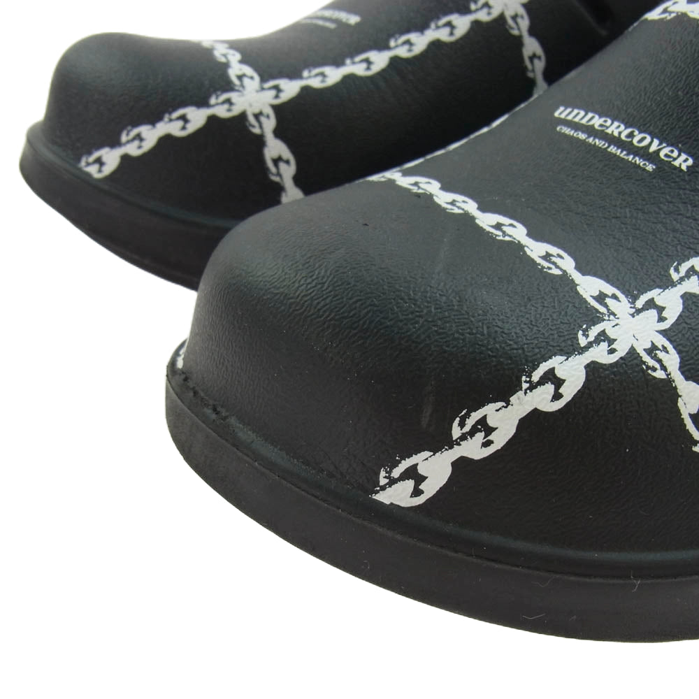 UNDERCOVER アンダーカバー 24SS × OOFOS ウーフォス サンダル ブラック系 42【中古】