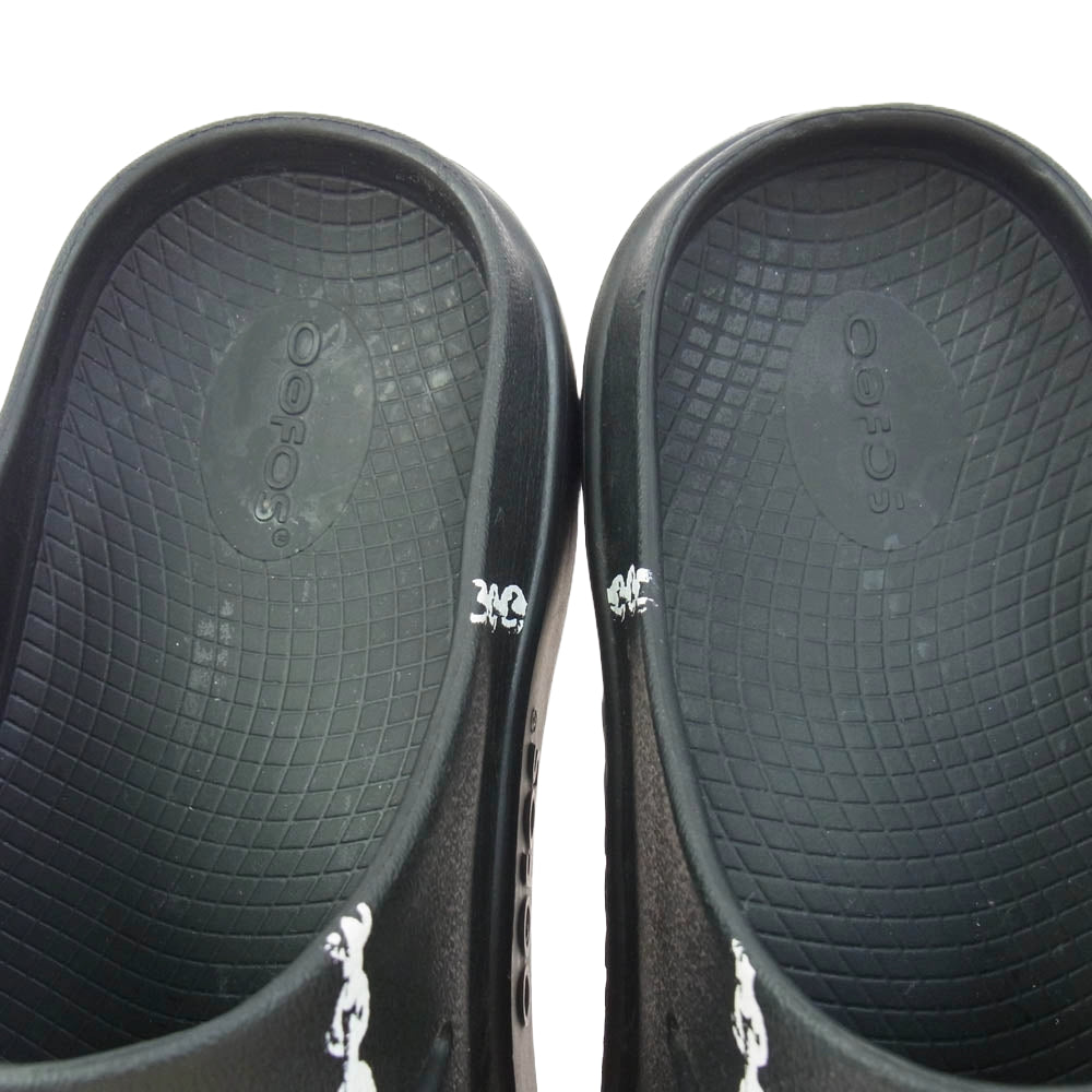 UNDERCOVER アンダーカバー 24SS × OOFOS ウーフォス サンダル ブラック系 42【中古】