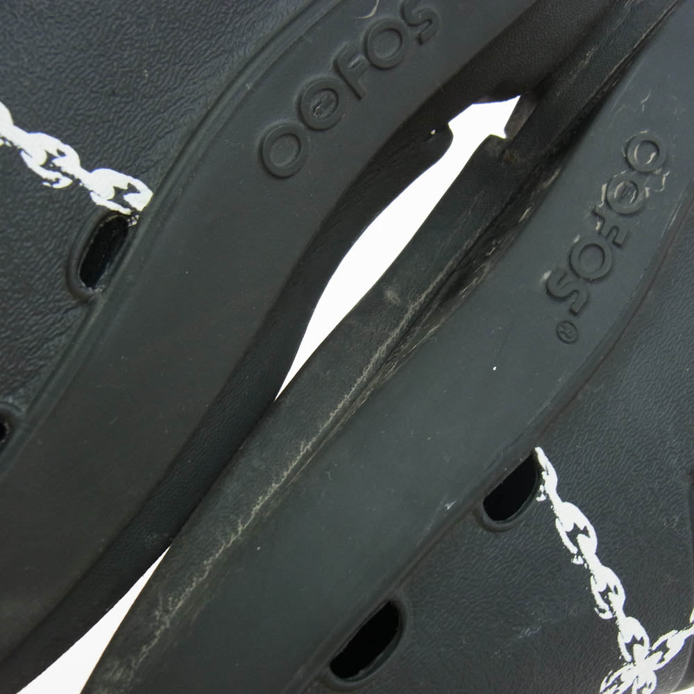 UNDERCOVER アンダーカバー 24SS × OOFOS ウーフォス サンダル ブラック系 42【中古】