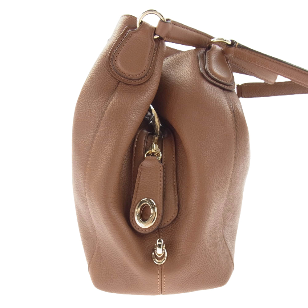 COACH コーチ 36464 イーディー ショルダー トートバッグ ブラウン系【中古】