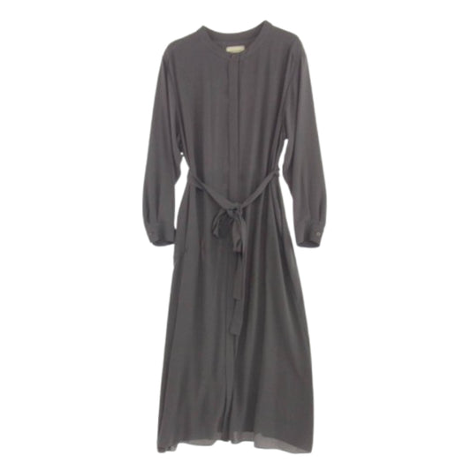 UNITED ARROWS ユナイテッドアローズ 1526-299-3615 バック プリーツ ロング ワンピース グレー系 38【中古】