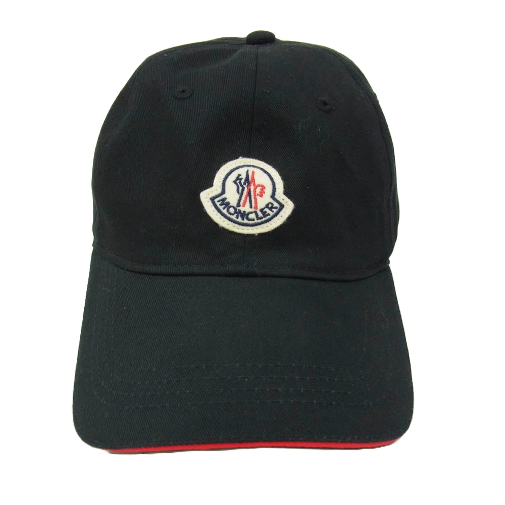 MONCLER モンクレール H10913B00015 ロゴ キャップ ワッペン キャップ ブラック系【中古】