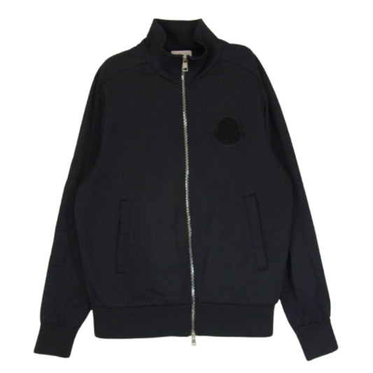 MONCLER モンクレール E20918426700 MAGLIA CARDIGAN ワッペン トラック ジャケット ブラック系 L【中古】