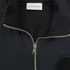 MONCLER モンクレール E20918426700 MAGLIA CARDIGAN ワッペン トラック ジャケット ブラック系 L【中古】