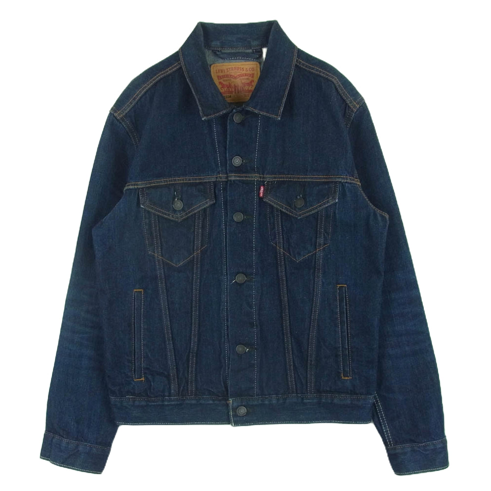 Levi's リーバイス 72334 デニム トラッカー ジャケット Gジャン バングラデシュ製 インディゴブルー系 S【中古】