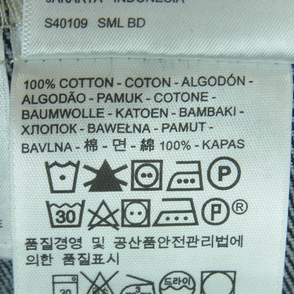 Levi's リーバイス 72334 デニム トラッカー ジャケット Gジャン バングラデシュ製 インディゴブルー系 S【中古】