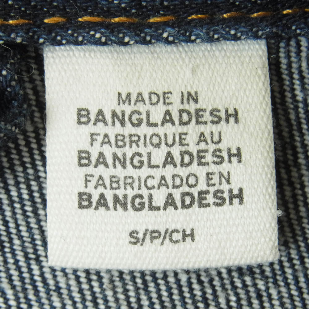 Levi's リーバイス 72334 デニム トラッカー ジャケット Gジャン バングラデシュ製 インディゴブルー系 S【中古】