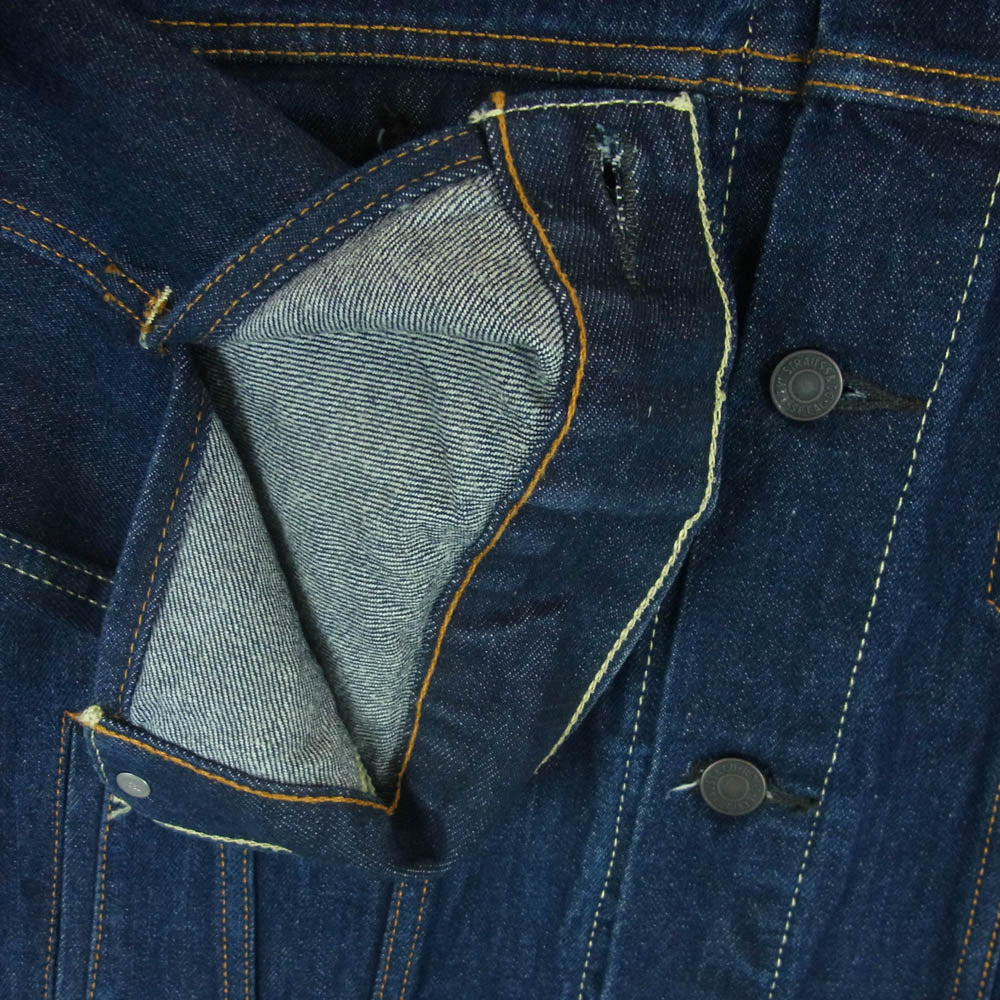 Levi's リーバイス 72334 デニム トラッカー ジャケット Gジャン バングラデシュ製 インディゴブルー系 S【中古】