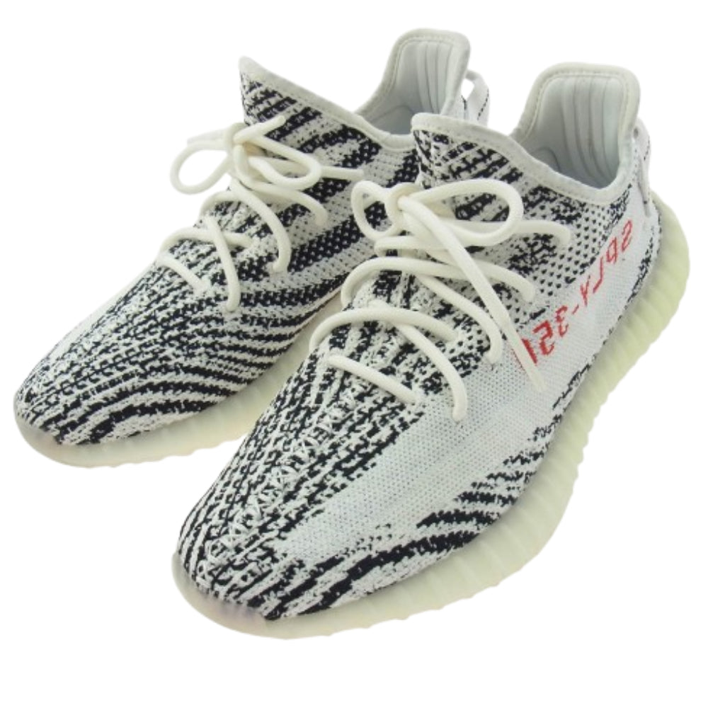 adidas アディダス CP9654 YEEZY Boost 350 V2 Zebra イージーブースト 350 V2 ゼブラ スニーカー ホワイト系 27cm【中古】