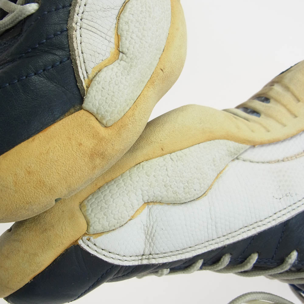 NIKE AIR JORDAN ナイキ ジョーダン 130690-411 AIR JORDAN 12 OBSIDIAN-WHITE-FRENCH BLUE エア ジョーダン 12 スニーカー ネイビー系 27cm【中古】