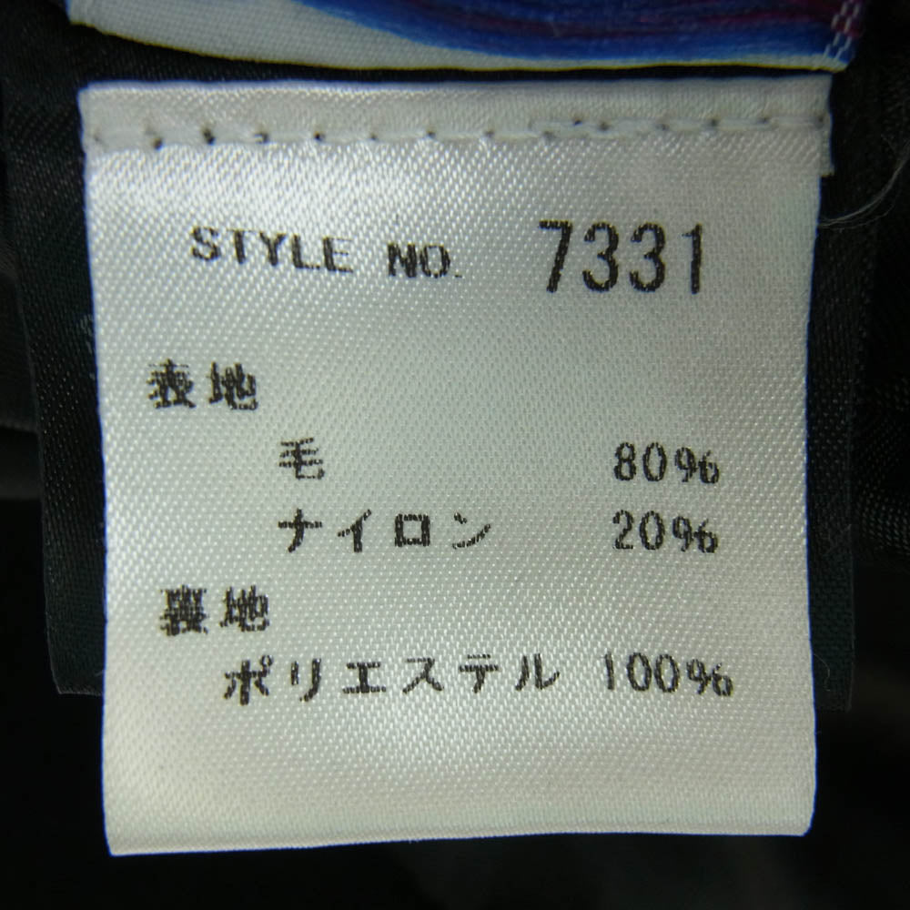schott ショット 714US LONG MELTON PEACOAT ロング メルトン ウール ピーコート ブラック系 S【中古】