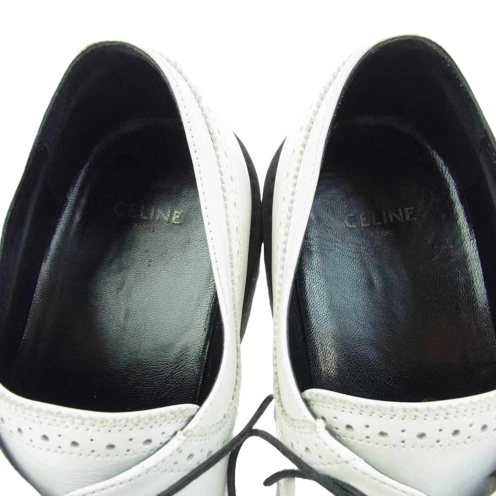 CELINE セリーヌ 190009-854 クリーパー ウィングチップ レースアップ