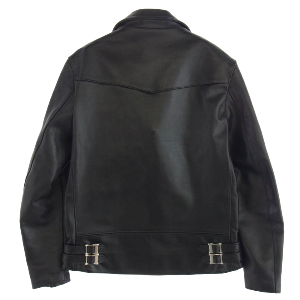 トリプルシックス LJM-1TFB タイトフィット サイドベルト ライダースジャケット ブラック系 38【中古】