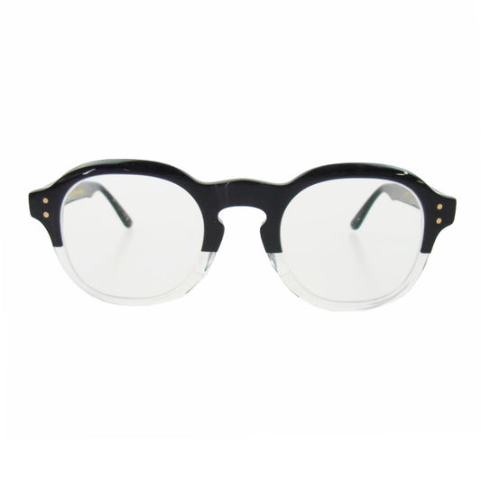 オリバーゴールドスミス 47023-145 ELSTREE エルストリー Black Float MADE IN JAPAN 度付き 眼鏡 メガネ ブラック系 クリア系 47□23-145【中古】