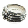 CHROME HEARTS クロムハーツ（原本無） DAGGER HEART RING ダガー ハート リング シルバー系 19.5号【中古】