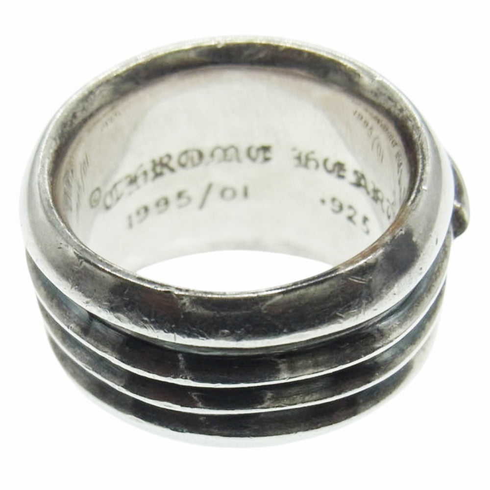 CHROME HEARTS クロムハーツ（原本無） DAGGER HEART RING ダガー ハート リング シルバー系 19.5号【中古】