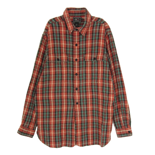 POLO RALPH LAUREN ポロ・ラルフローレン HS-RS-SA6415 長袖 チェック シャツ レッド系 L【中古】