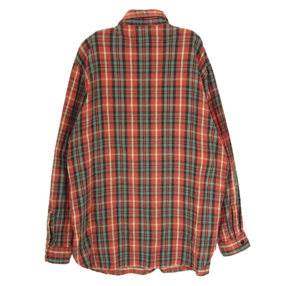 POLO RALPH LAUREN ポロ・ラルフローレン HS-RS-SA6415 長袖 チェック シャツ レッド系 L【中古】