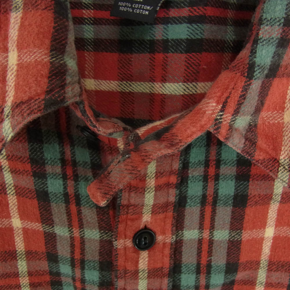 POLO RALPH LAUREN ポロ・ラルフローレン HS-RS-SA6415 長袖 チェック シャツ レッド系 L【中古】