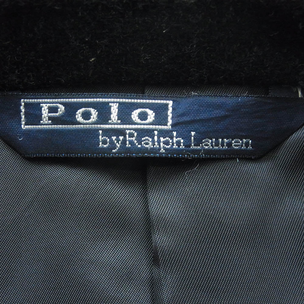 POLO RALPH LAUREN ポロ・ラルフローレン BR-RL-SA-0021 ヘリンボーン ウール テーラード ジャケット ダークグレー系 黒に近いダークグレー系 C98 W88 T180 AB7【中古】